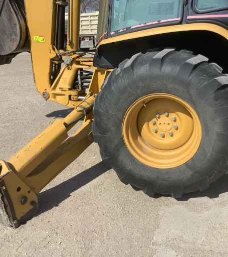 2005 Caterpillar 420D 4x4 Loader Backhoe W4-IN-1 Bucket & Extend