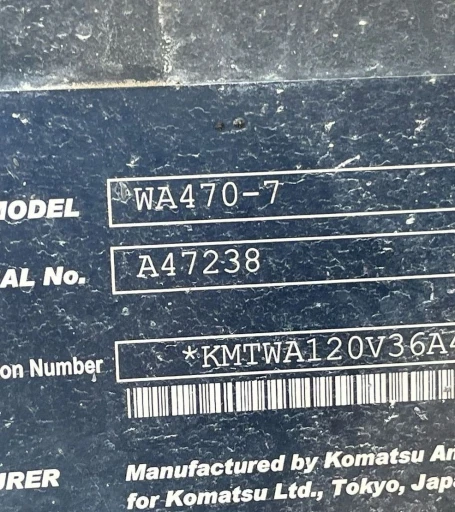 2015 Komatsu WA470-7 wheel loader