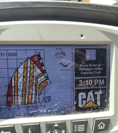 2018 Caterpillar TL1255D telehandler