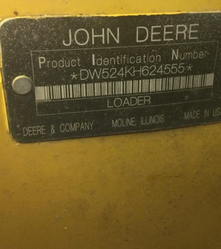 2009 John Deere 524K High Lift Wheel Loader