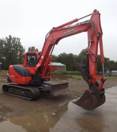 2011 Kubota KX080-3 Mini Excavator