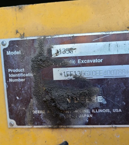 2014 John Deere 135G excavator