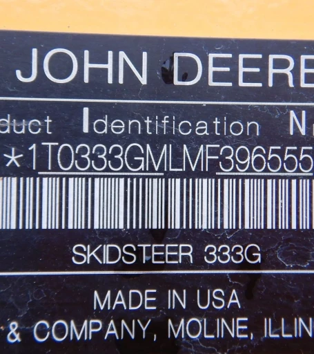 2021 John Deere 333G tracked skid steer loader