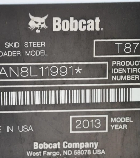 2013 Bobcat T870 Compact Track Loader
