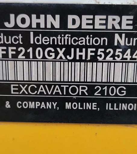 2018 John Deere 210G LC excavator