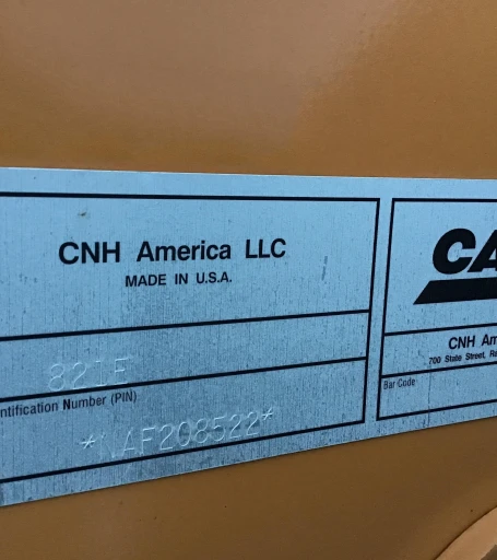 2010 Case 821E Wheel Loader