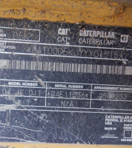2011 Caterpillar D5K LGP dozer