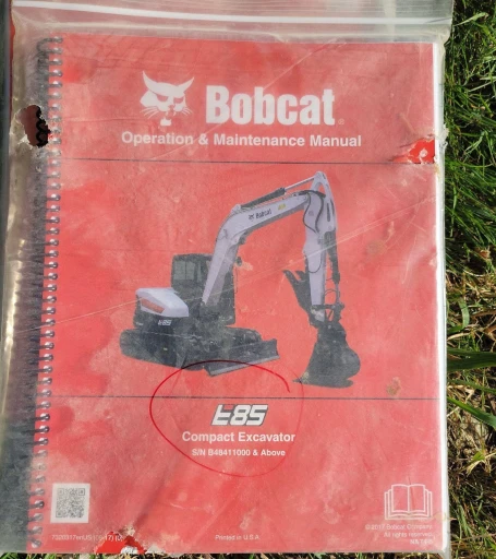2018 Bobcat E85 Mini Excavator