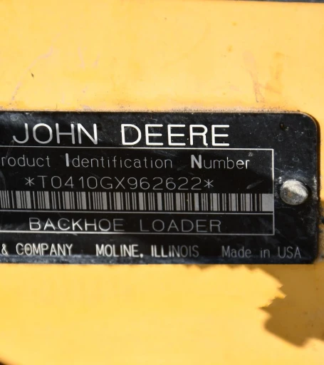 2007 John Deere 410G 4x4 Loader Backhoe W/Extendahoe