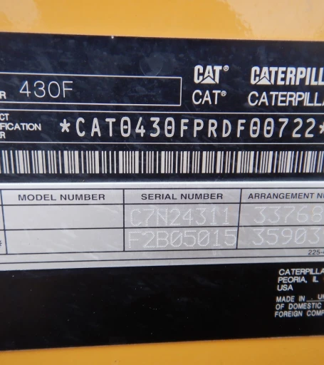2014 Caterpillar 430F backhoe