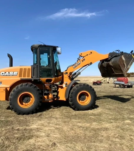 2015 Case 521F XR Wheel Loader W2.5yd Bucket & Grab-Tech Grapple