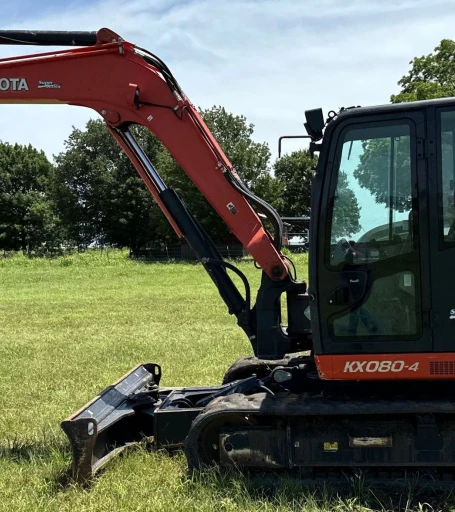 2021 Kubota KX080-4 mini excavator