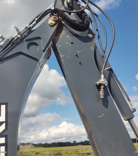 2018 John Deere 410L backhoe