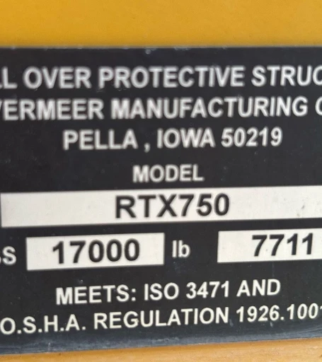 2015 Vermeer RTX750 trencher
