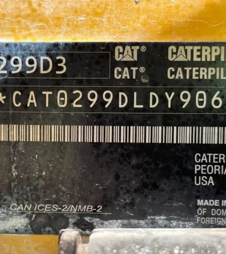 2022 Caterpillar 299D3 Skid Steer Track Loader