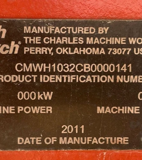 2011 Ditch Witch RT115 Quad vibratory cable plow