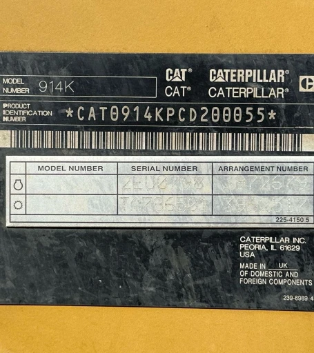 2015 Caterpillar 914K wheel loader