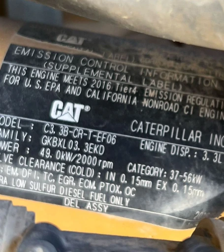 2016 Caterpillar 308E2 CR mini excavator