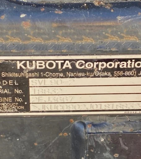 2014 Kubota SVL90-2 Compact Track Loader