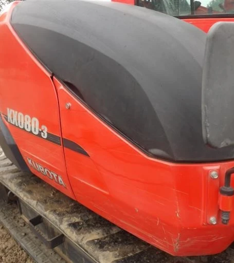 2011 Kubota KX080-3 Mini Excavator