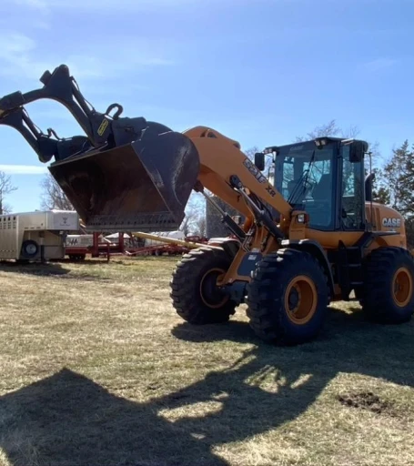 2015 Case 521F XR Wheel Loader W2.5yd Bucket & Grab-Tech Grapple
