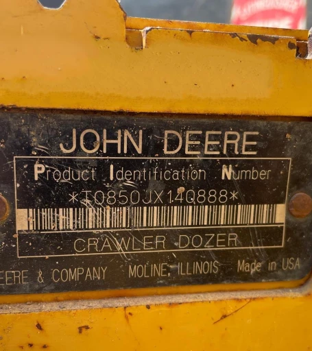 2007 John Deere 850J LT Dozer WMulti-Shank Ripper