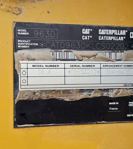 2015 Caterpillar 963D track loader