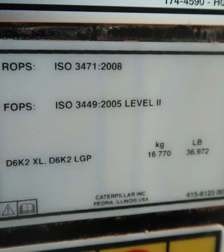 2014 Caterpillar D6K2 XL dozer