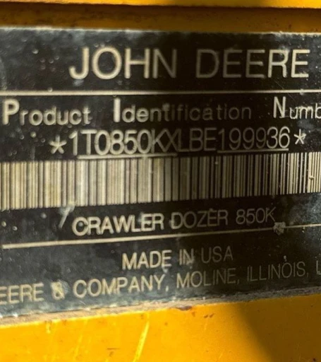2011 John Deere 850K WT dozer