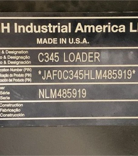2020 NEW HOLLAND C345 SKID STEER