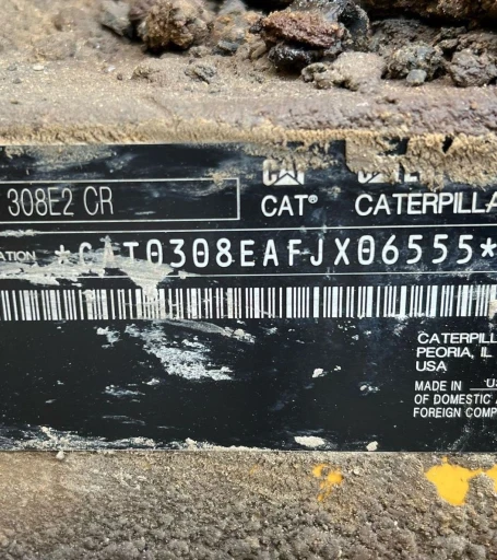 2016 Caterpillar 308E2 CR mini excavator