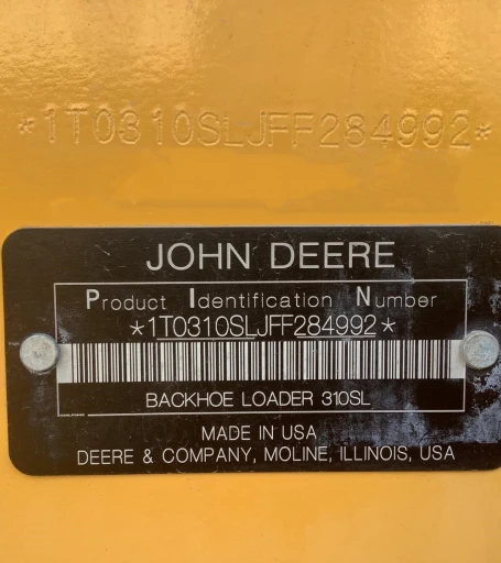 2015 John Deere 310SL 4x4 Loader Backhoe WExtendahoe, Compactor & Bucket