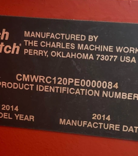 2013 Ditch Witch RT120 Quad trencher