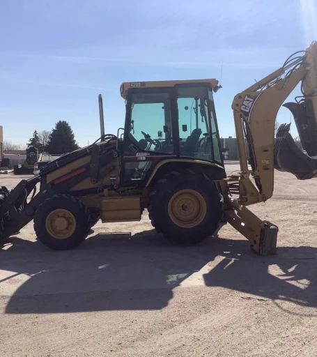 2005 Caterpillar 420D 4x4 Loader Backhoe W4-IN-1 Bucket & Extend