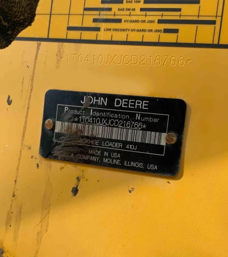 2012 John Deere 410J 4x4 Loader Backhoew Extendahoe