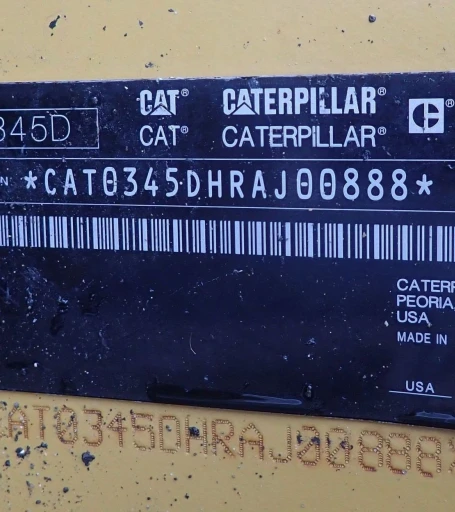 2011 Caterpillar 345D L excavator