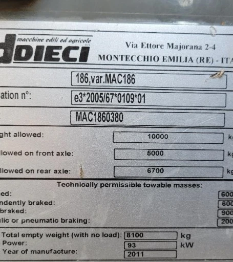 2012 Dieci 40.7 Agri-Plus VS Telehandeler