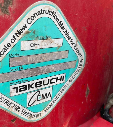 2017 Takeuchi TB290 Mini Excavator