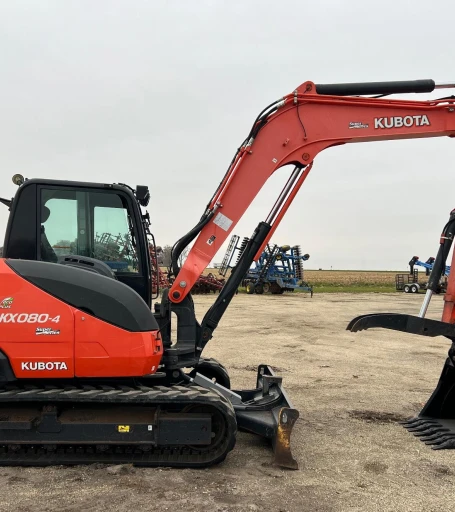 2018 Kubota KX080-4 Mini Excavator