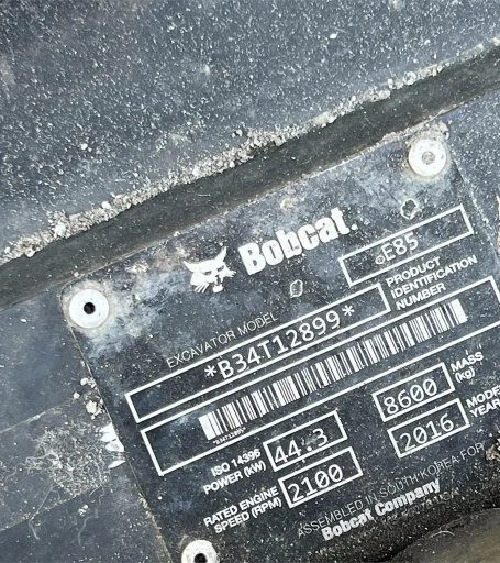 2016 BOBCAT E85  Mini Excavator