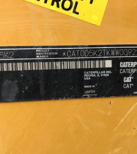 2014 CATERPILLAR D5K2