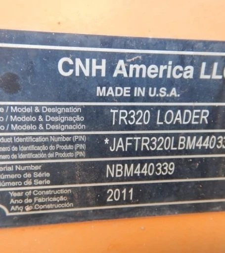 2011 Case TR320 tracked skid steer loader