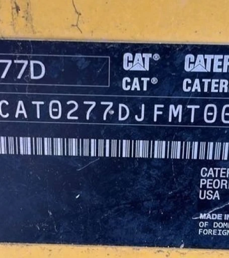2015 Caterpillar 277D tracked skid steer loader