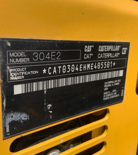 2018 Caterpillar 304E2 Mini Excavator