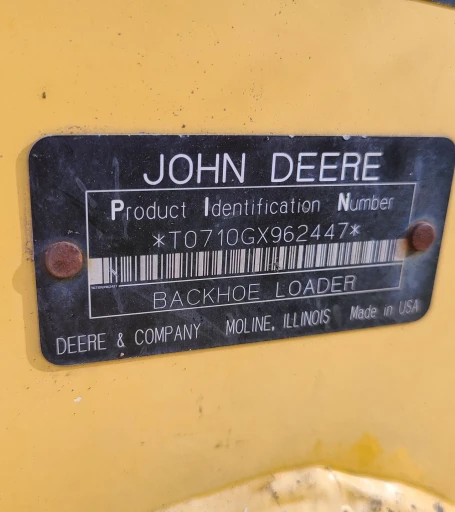 2007 John Deere 710G backhoe