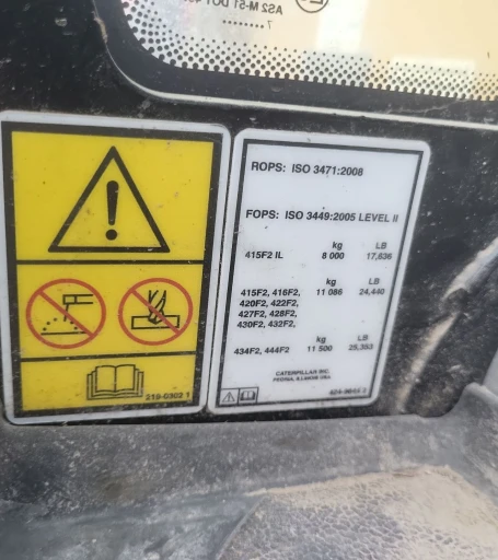 2018 Caterpillar 420F2 backhoe