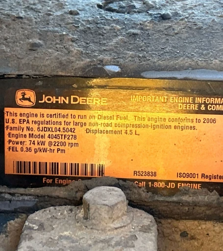 2012 John Deere 605C track loader