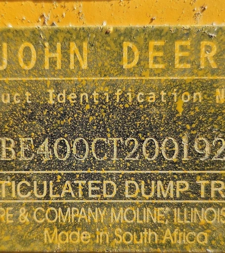 2000 John Deere 400C haul truck