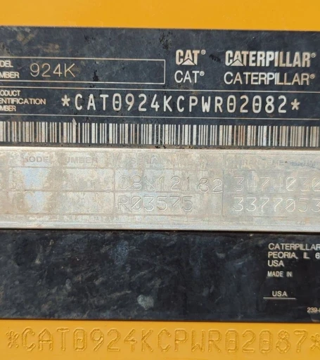 2013 Caterpillar 924K wheel loader