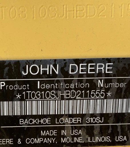 2012 John Deere 310SJ backhoe